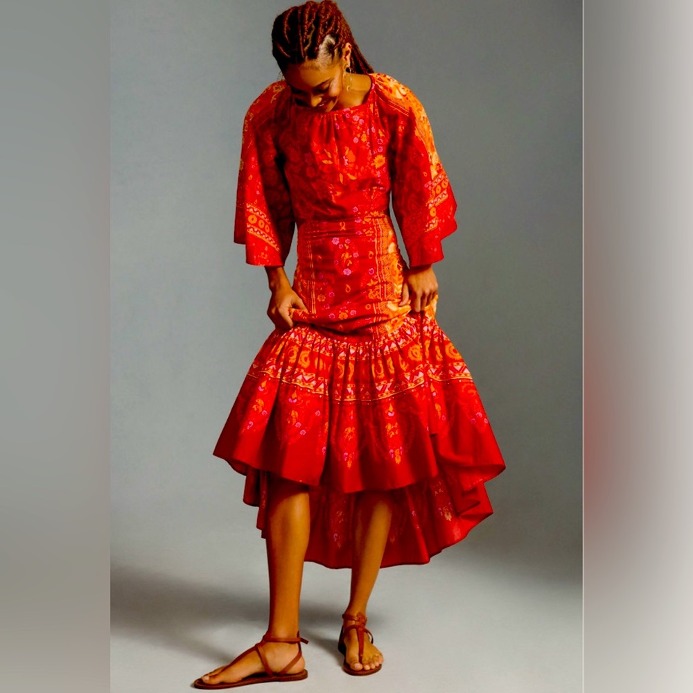FARM RIO Combuco Cutout Maxi Dress - Picture 4 of 16